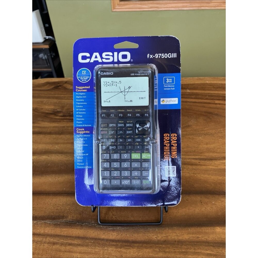 NEW/SEALED Casio FX-9750GIII Graphing Calculator +Python Compare to TI-84 Plus
